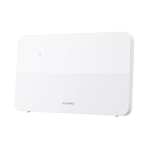 HUAWEI Routeur 4G+ CPE 5, B636, routeur SIM LTE, Cat 7+, DL 400Mbps UL 200Mbps, Wi-FI 6 AX3000, 4 LAN Ports Ethernet, Diagnostic Wi-FI visualisé, Couverture de Signal de qualité Industrielle