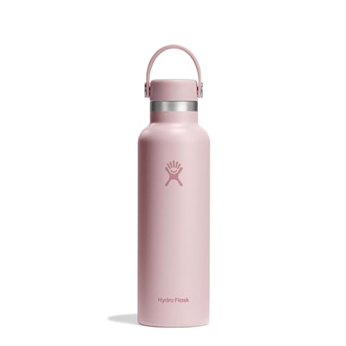 Hydro Flask - Standard Mouth Gourde Isotherme 621 ml (21 oz) - Bouteille Inox à Isolation Sous Vide - Bouchon Antifuite et Revêtement par Poudr - Trillium