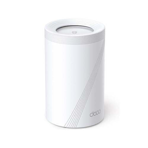 [NUEVO]TP-Link Deco BE65(1-pack)|Sistema Wi-Fi 7 Mesh BE11000 de Triple Banda|4 Puertos 2.5 Gbps, Multi-Link Operation MLO, Canales de 320MHz, Banda 6GHz, Protección HomeShield, Servidor y Cliente VPN