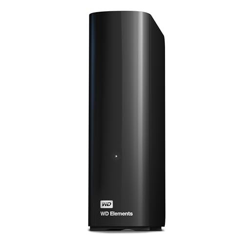 WD Elements Desktop-Speicher 24 TB (Desktop-Speicher USB 3.0-kompatibel, Zusatzspeicher für Fotos, Musik, Videos und alle anderen Dateien, stoßfest) Schwarz