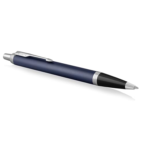 Parker IM stylo bille | bleu mat | pointe moyenne| encre bleu | coffret cadeau