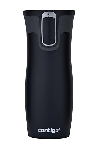 Contigo Westloop, Vaso Unisex Adulto, Negro (matte Black), 1 Unidad Paquete De