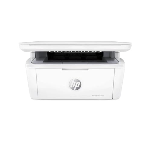 HP LaserJet M140w 7MD72F, Stampante Multifunzione Laser A4, Monocromatica, Stampa Fronte e Retro Manuale in Bianco e Nero, 20 ppm, Wi-Fi, Smart, Bianca