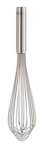 RÖSLE Batidora clásica con mango redondo estable, para gastronomía, acero inoxidable 18/10, apta para lavavajillas, longitud 35 cm
