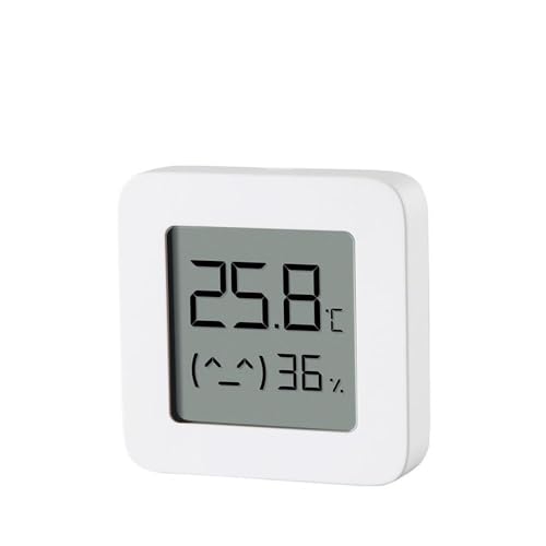 Xiaomi Monitor Temperatura y Humedad 2 - Sensor de Alta precisión, batería de Larga duración, Blanco (Versión ES + 3 años de garantía)