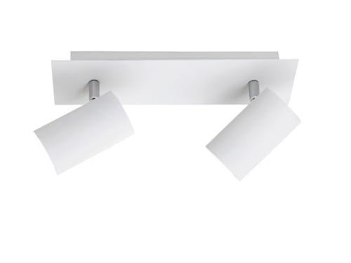 Trio Lighting 802400201, Faretto (GU10, 35 W, 230 V, A++, IP20, 15 x 30 x 9 cm), Bianco