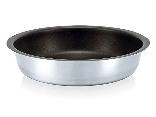 Beka 12048284 Moule Tatin en acier inoxydable intérieur revêtu 28 cm, Argent