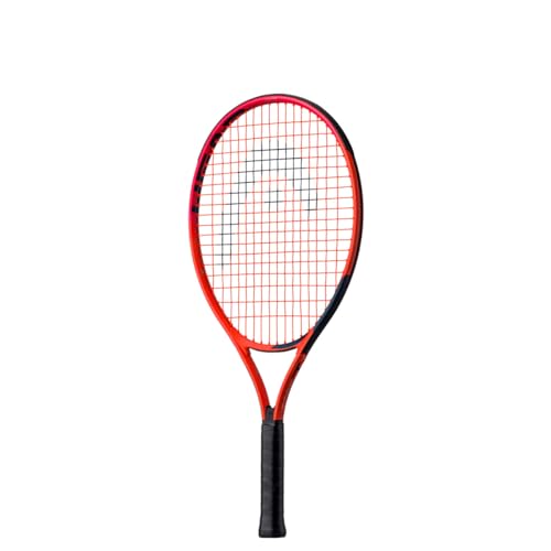 Raqueta de tenis HEAD Radical Jr. 23, roja, grip talla 05, 6-8 años