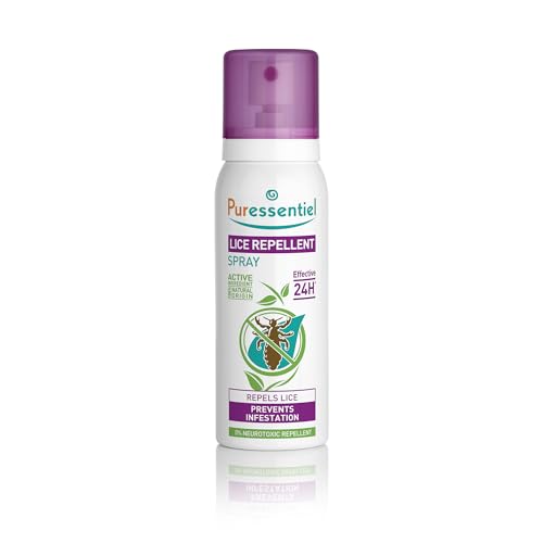 Puressentiel - SOS Pidocchi - Spray Preventivo - Per la prevenzione quotidiana - Crea un ambiente sfavorevole all'insediamento di pidocchi - Attivo 100% di origine naturale - 75 ml