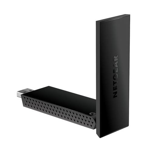NETGEAR Adaptador USB WiFi 6 A7500 |Adaptador WiFi Que Proporciona una conexión inalámbrica USB 3.0 de supervelocidad de hasta 1, 8 Gbps |Funciona con Cualquier Dispositivo WiFi 6 o WiFi 5