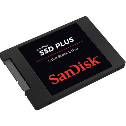 SanDisk SSD PLUS 480 GB SATA III 2.5-Inch Internal Solid State Drive, SDSSDA-480G-G26 , Black