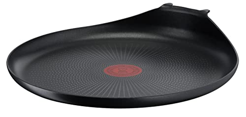 Tefal Ingenio L1461004 Crêpe-Pfanne, 27 cm, Induktion, Antihaftbeschichtung, stapelbar, spülmaschinengeeignet, Easy Plus L1461004, Schwarz