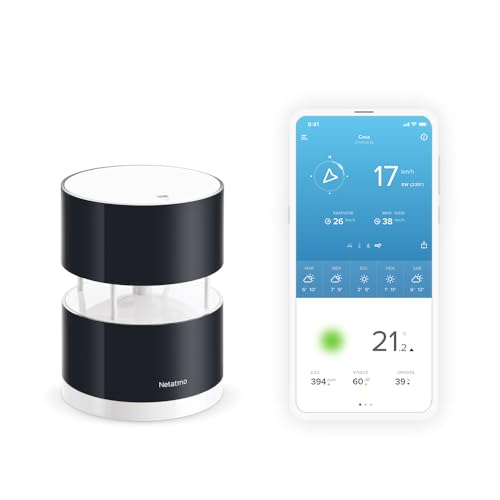 Netatmo Wind Gauge - Anemometro Intelligente per Stazione Meteo Netatmo, NWA01-WW