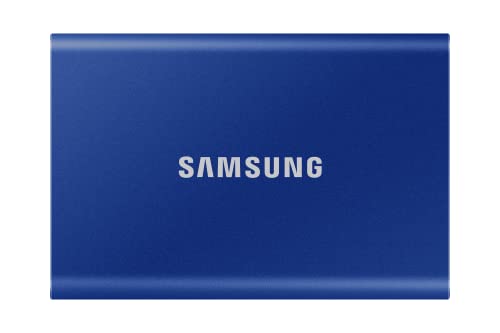 Samsung T7 Portable SSD - 1 TB - USB 3.2 Gen.2 External SSD Indigo Blue (MU-PC1T0H/WW)
