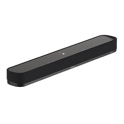 Sennheiser AMBEO Soundbar Mini - Audio 3D Envolvente para televisión, películas y música - Dispositivo Compacto con potentes Funciones adaptables, conectividad múltiple y Uso intuitivo