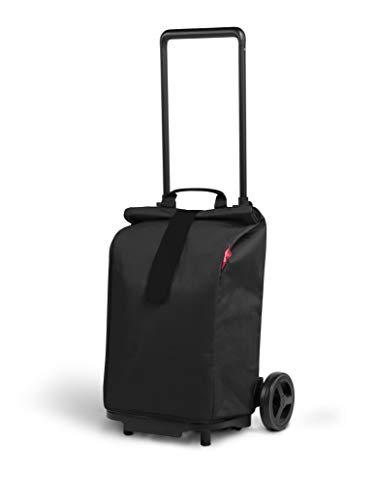 Gimi Sprinter | Carrito Plegable con asa telescópica Ajustable | Bolsa de Lluvia Cierre Enrollable y Banda de Velcro|con Ruedas Grandes y Guardabarros, Capacidad de Carga 50 l|45 x 39 x 103 cm