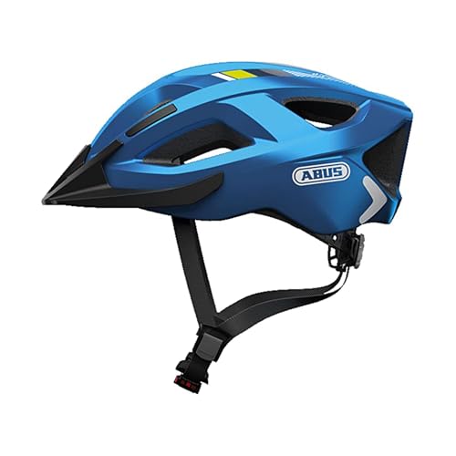 ABUS Casco Urbano Aduro 2.0 - Casco Integral para Bicicleta con luz - con un diseño Deportivo para el tráfico Urbano - para Hombres y Mujeres