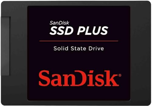 SanDisk SSD PLUS 240 GB Sata III 2.5 Inch Internal SSD, Up to 530 MB/s, Black