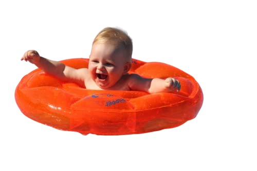 Flipper SwimSafe 1040 - Seggiolino per bambini a partire da 3 mesi, ausilio per il nuoto con 3 camere d'aria e senza cinghie, diametro circa 62 cm.