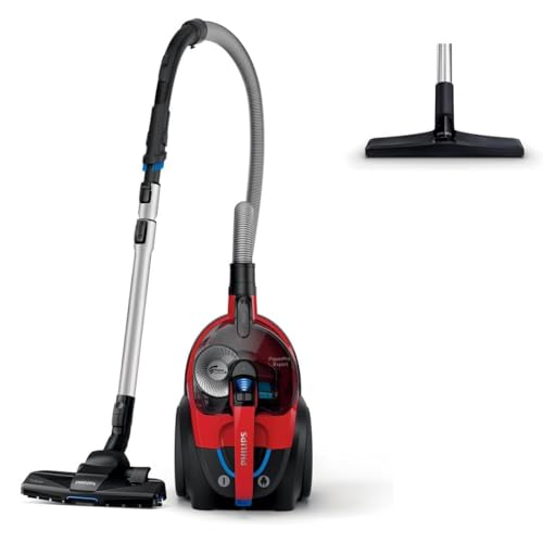 Philips PowerPro Expert Aspirateur Sans Sac - 900 W Avec Filtre Anti-allergènes H13 et Brosse TriActive (FC9729/09)
