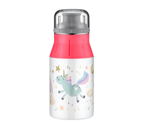 ALFI Bouteille unisexe ElementBottle en acier inoxydable, blanc, 400 ml