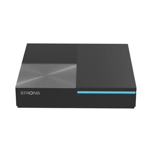 Strong Leap-S3 Pro TV Streaming Box 4K UHD Google TV con Puerto Ethernet, Android 12, 4GB RAM + 32GB Almacenamiento, Wi-Fi 6, Chromecast Integrado, Control por Voz Google, Dolby Audio Y Dolby Vision