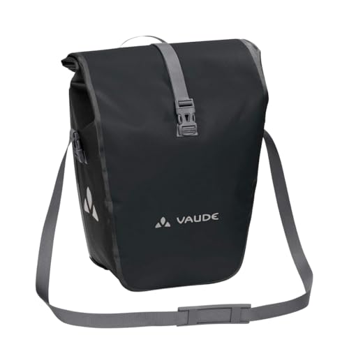 VAUDE Aqua Back Single – Alforja para Bicicleta – Una Bolsa para Bici Adaptable a la Carga e Impermeable – Talla Única