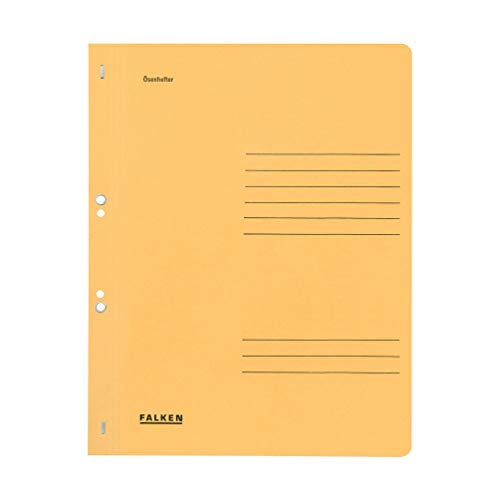 FALKEN ösenhefter de reciclado de cartón, color gamuza, Paquete de 50