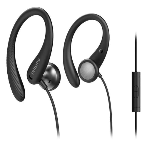 AURICULAR PHILIPS DEPORTIVO INTRAUDITIVO NEGRO CON MICRO
