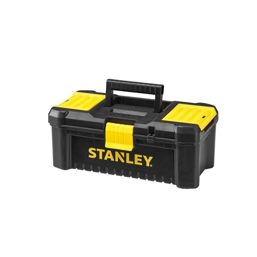 STANLEY STST1-75514 - Caja de herramientas de plástico con cierre de plastico, 32 x 17.5 x 13.3 cm