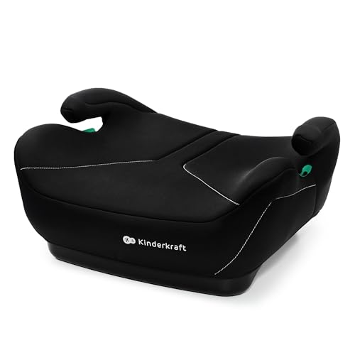 Kinderkraft I-BOOST Siège enfant, Siège Auto, I-Size, 135-150cm, réhausseur de 9 à 12 ans, facile à monter, posture ergonomique, mousse supplémentaire, rose