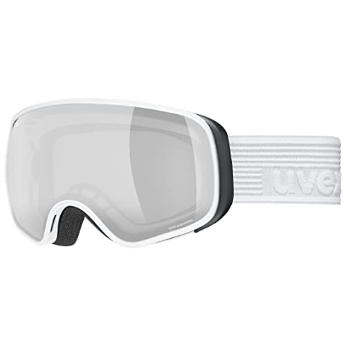 uvex scribble FM sph Gafas de esquí, Niños unisex, white/silver-clear, one size