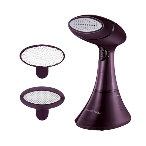 Russell Hobbs Ferro da Stiro Verticale a Vapore 2 impostazioni: 32g/min e 20g/min 1800W, Riscaldamento rapido, Ceramica, Accessori: Delicati & Rivestimenti da viaggio, Colour Control 27410-56