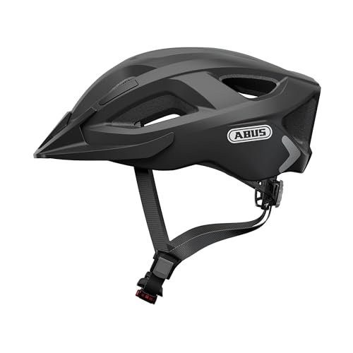 ABUS Casco urbano Aduro 2.0 - casco integral para bicicleta con luz - con un diseño deportivo para el tráfico urbano - para hombres y mujeres