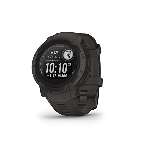 Garmin Instinct 2, Smartwatch, 45mm, Rugged design, Autonomia 28 giorni, +30 app multisport, GPS, Cardio, SpO2, Activity Tracker 24/7, Connect IQ, Graphite