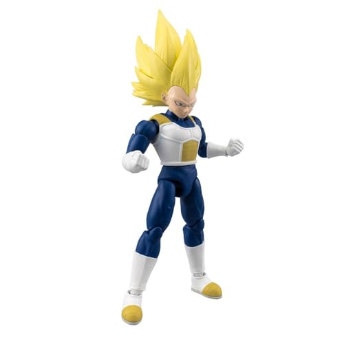 BANDAI - Dragon Ball Daima Super Saiyan 3 Vegeta - Figurine Dragon Star 17 cm - Figurine Vegeta SSJ3 Collection - Licence Officielle Dragon Ball - Figurine articulée - Jouet Enfant 4 Ans et + - 40738