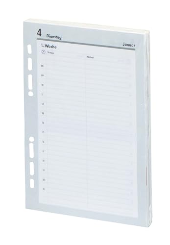 Bsb Inserto de repuesto para calendario 2022 - tamaño aprox. A5 - 6 agujeros - para bsb Gerente Organizador Terminplaner