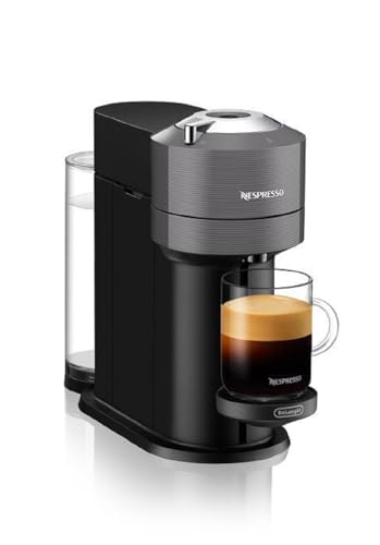 Nespresso De'Longhi ENV 120.GY Vertuo Next Kaffeekapselmaschine, 1500W , 1.1 L, 42.9 x 14.2 x 31.9 cm, grau