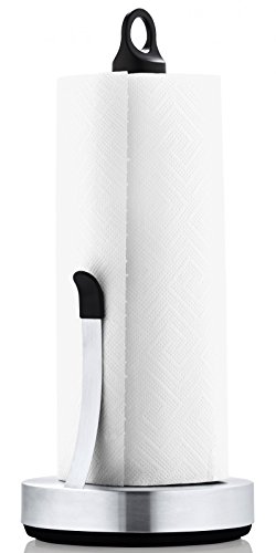 Blomus 63651 Loop Dérouleur de Cuisine Acier Inoxydable Argent/Noir 15 x 15 x 34 cm