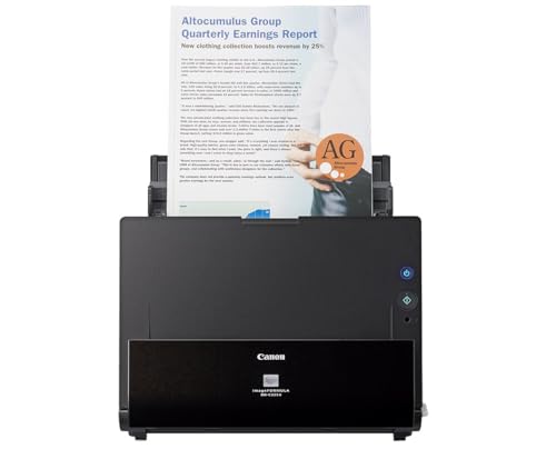 Canon DR-C225 II - imageFORMULA Dokumentenscanner (Duplex, Einzug, Farbe, 600dpi, 25 Seiten/Min, PDF OCR, kompakt, schwarz)