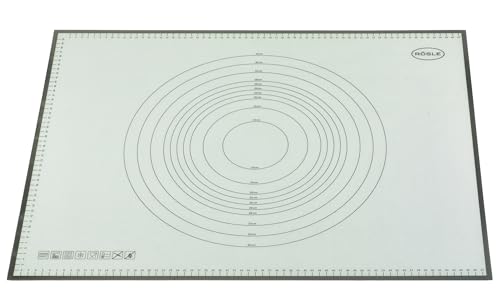 Rösle 12465 Back y trabajo Matte, silicona, Blanco, 68 x 53 x 0.1 cm