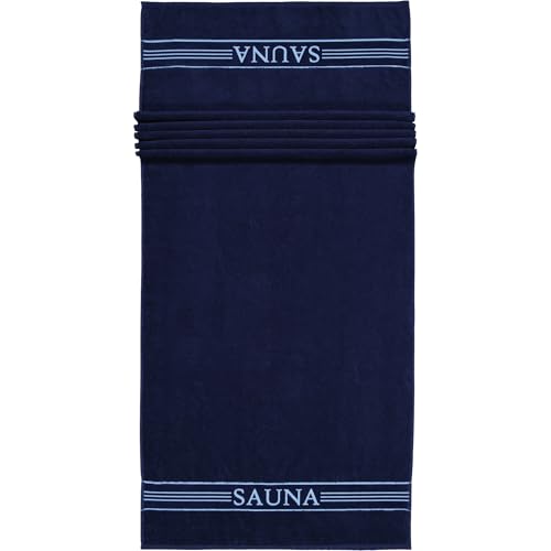 Frottana Asciugamano da sauna con bordo, in 100% cotone, 80 x 200 cm
