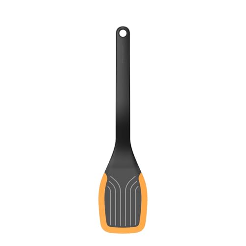 Fiskars Spatola, Lunghezza: 29 cm, Plastica/Silicone, Functional Form, Nero/Arancione, 1027300