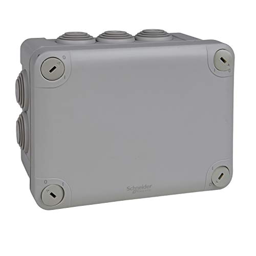 Schneider ENN05007 Scatola di Derivazione Ip55, Bianco, 150x105x80