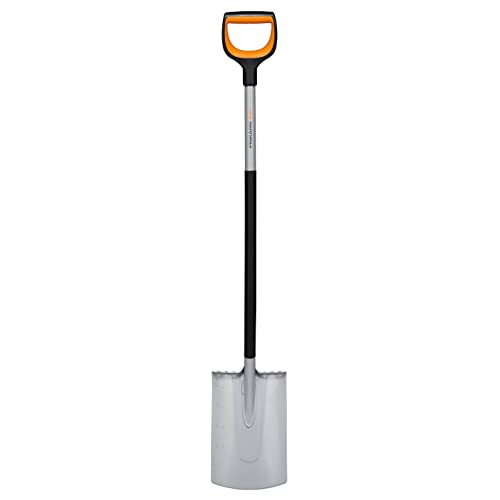 Fiskars Vanga Quadra per Terreni Morbidi e Poco Sassosi, Lunghezza: 120 cm, Lama in Resistente Acciaio al Boro, Nero/Arancione, Xact, 1066730