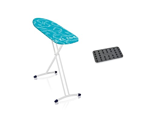 Leifheit tavolo da stiro Air Board L Solid Shoulder, asse da stiro ultraleggero incl. base in silicone poggiaferro, stirare in meno tempo