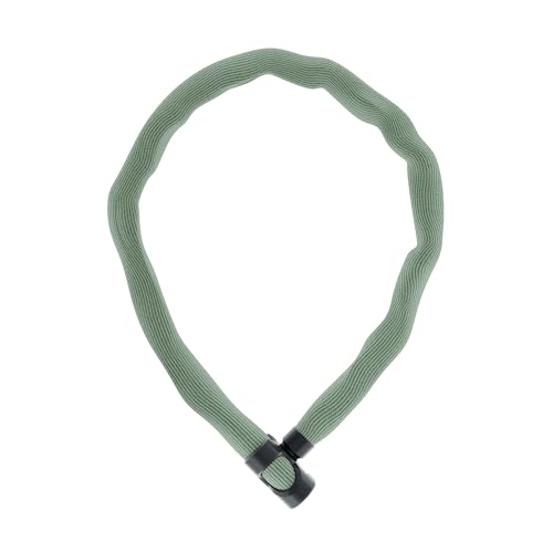 ABUS Candado de cadena IVERA Chain 7210 - Candado de bicicleta con revestimiento de fibra sintética IvyTex altamente flexible - Nivel de seguridad 8 - 85 cm - Color: Antracita