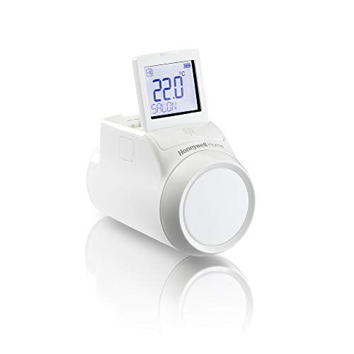 Honeywell Home THR092HRT evohome Tête thermostatique de radiateur sans fil pour système evohome, Europe, blanc (1 pièce)