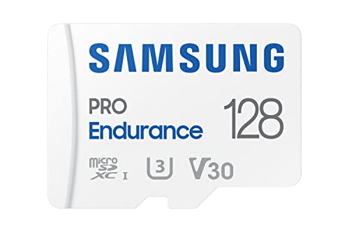 Samsung Memorie MB-MJ128KA PRO Endurance Scheda MicroSD da 128 GB, UHS-I U3, fino a 100 MB/s, Adattatore SD Incluso