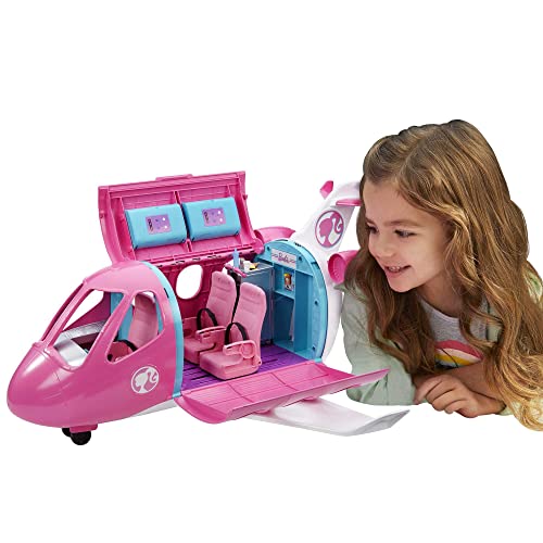 Barbie Avión de Tus sueños, avión de Juguete con Accesorios para muñecas (Mattel GDG76)